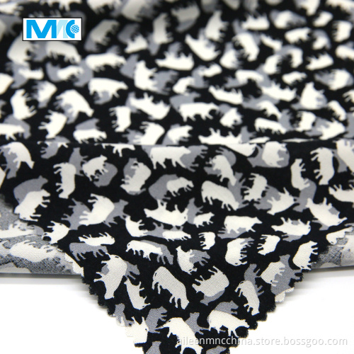 viscose reactive print fabric in tige design